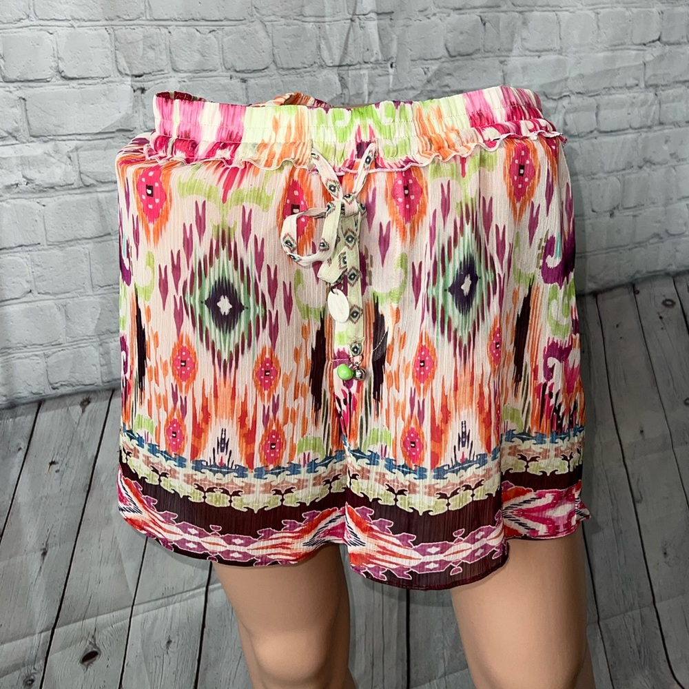 Zara Multicolor High waist shorts size M